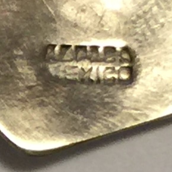 ALPACA MEXICAN SILVER EARRINGS - Picture 5 of 5